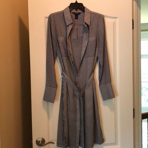 Two piece shirt dress